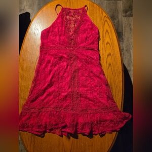 VENUS Vibrant Red Mini Dress